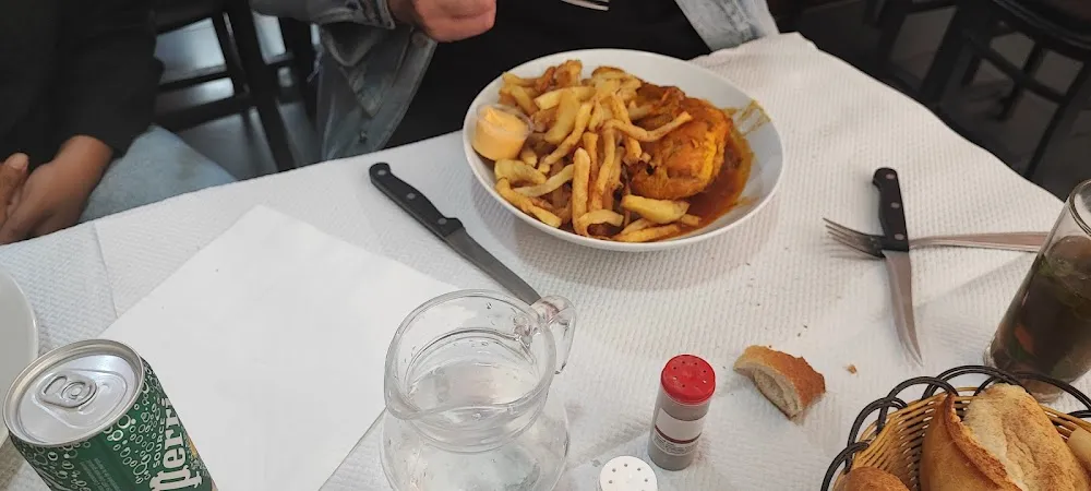 Tajine Poulet Frites Maison